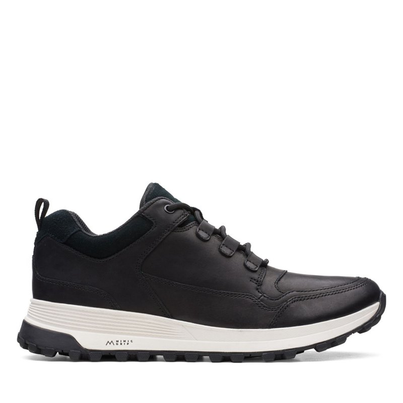 Men's Clarks ATL Trek Lo Sneakers Black | 86893651