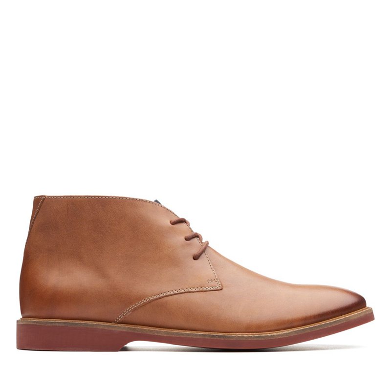 Men's Clarks Atticus Limit Ankle Boots Brown | 76355203