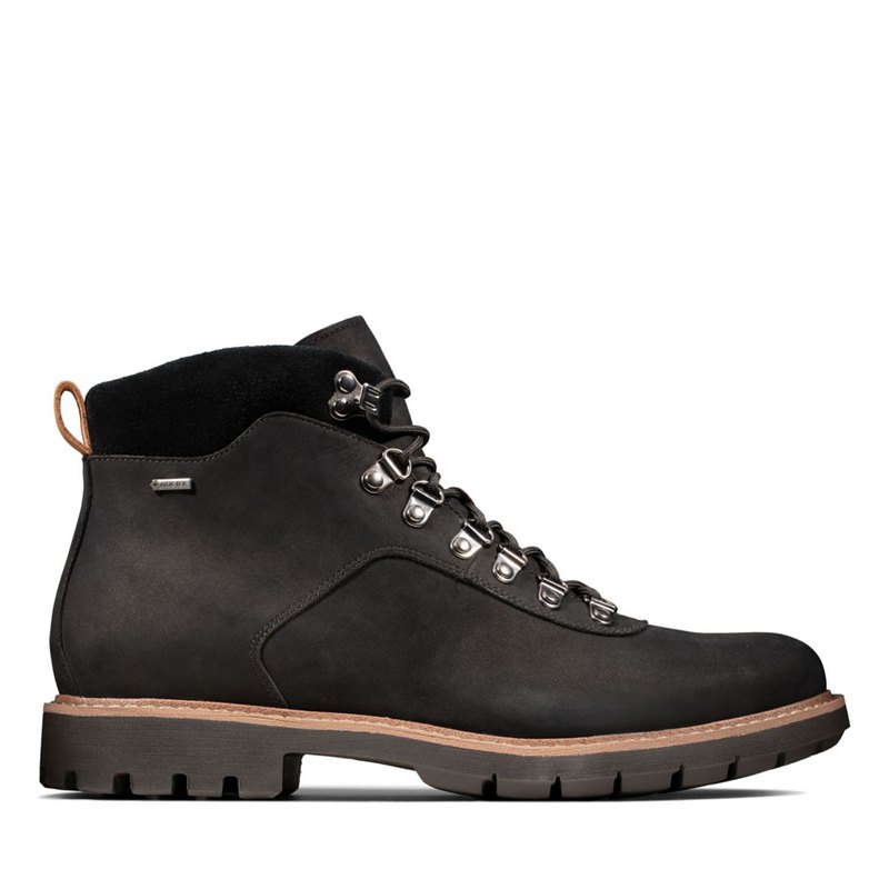Men's Clarks Batcombe Alp GORE-TEX Ankle Boots Black | 75441594