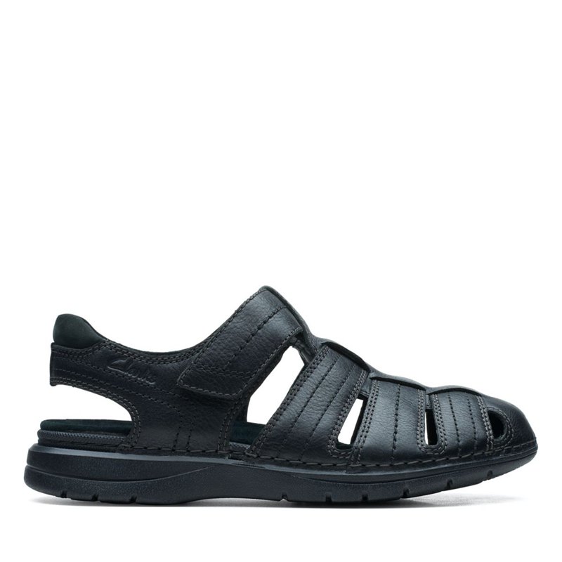 Men's Clarks Nature Limit Sandals Black | 65374333