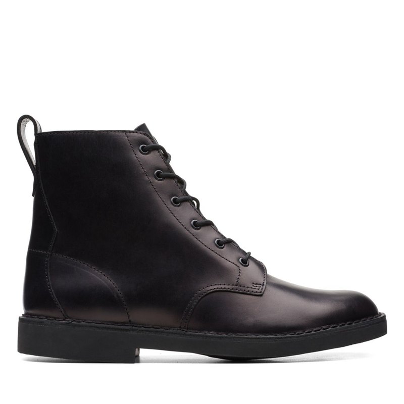 Men's Clarks Originals Cali Ankle Boots Black | 62126959