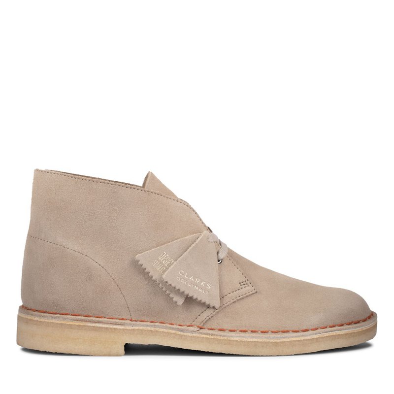 Men's Clarks Originals Desert Boots Khaki | 47456838