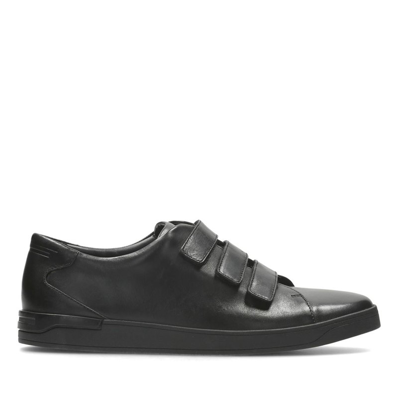 Men's Clarks Stanway Flow Sneakers Black | 25668352