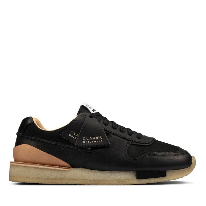 Men's Clarks Tor Run Sneakers Black | 50105132