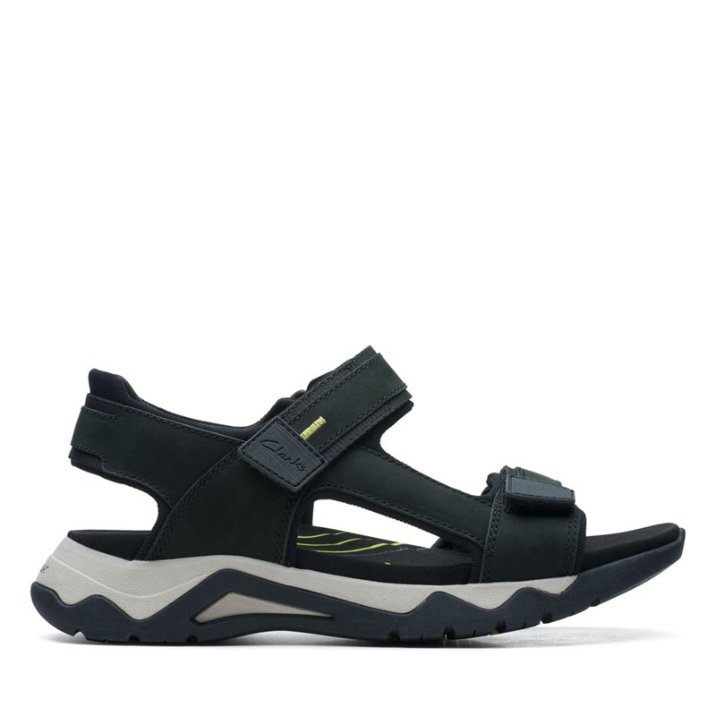 Men's Clarks Wave 2.0 Jump Sandals Black | 59337979