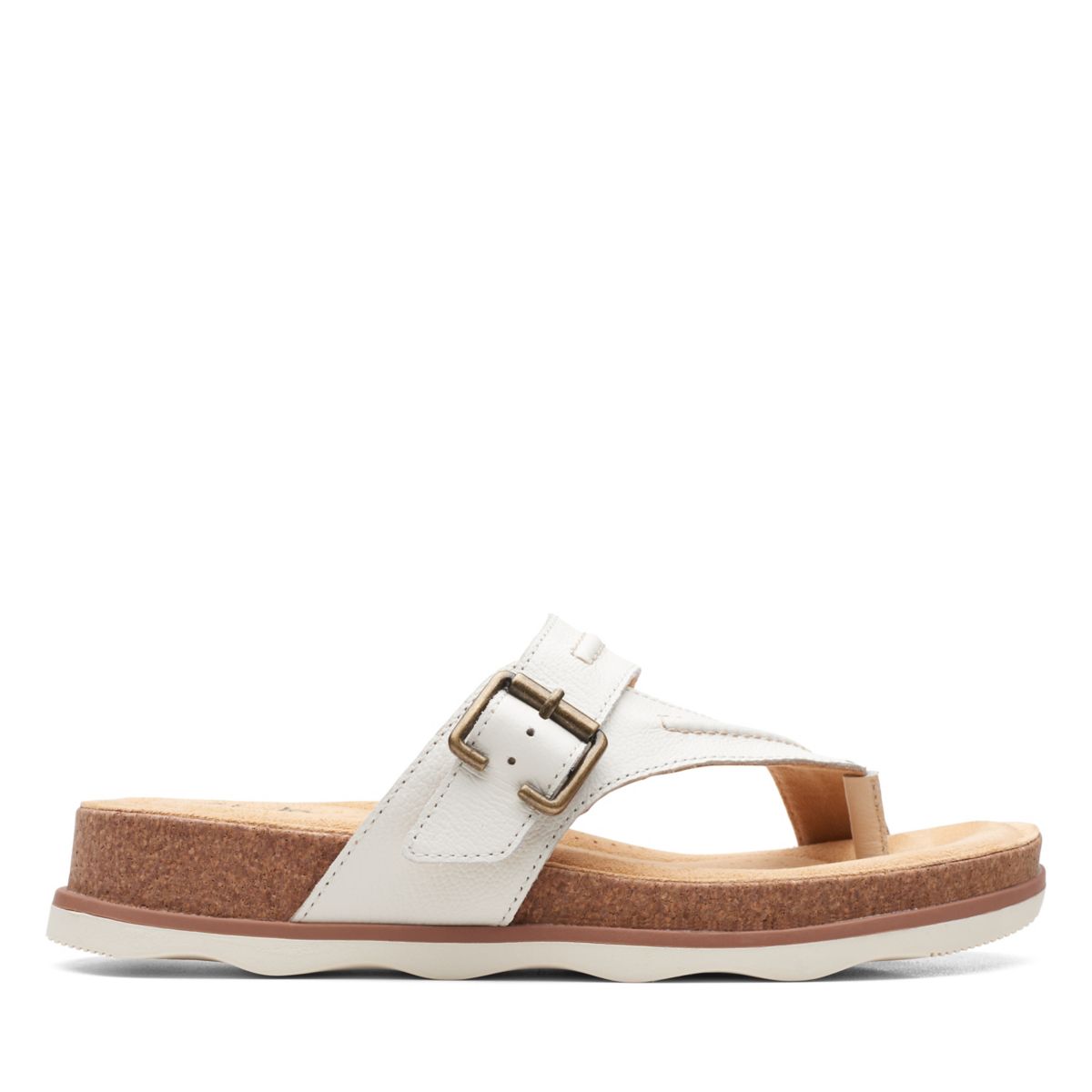 Women's Clarks Brynn Madi Flip Flops White | 96808890