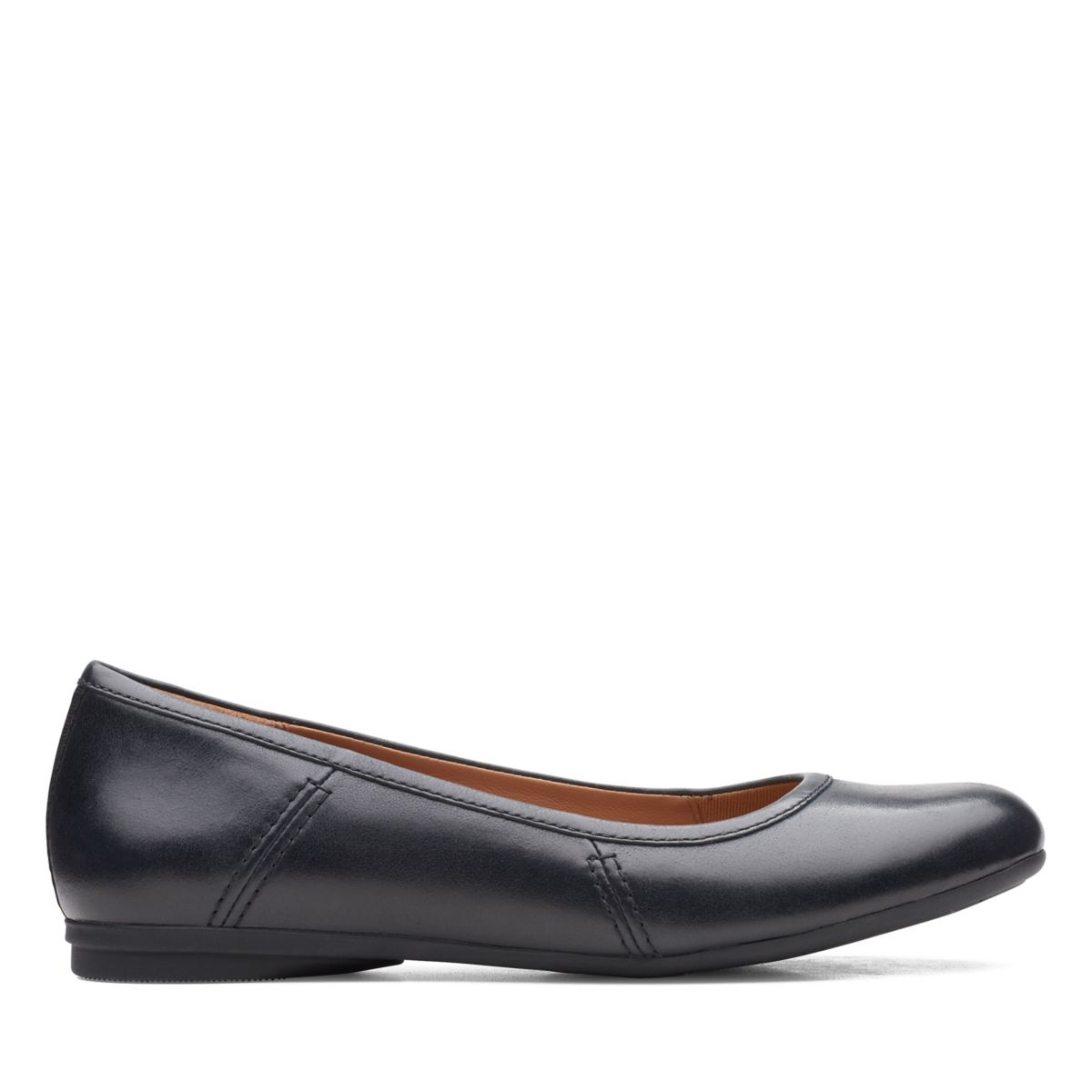 Women's Clarks Canebay Plain Ballerina Black | 14908766