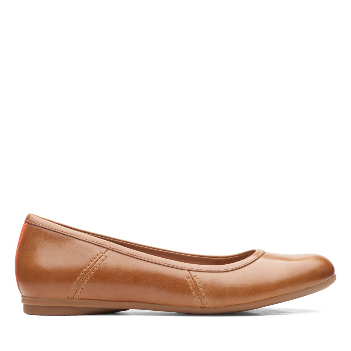 Women's Clarks Canebay Plain Ballerina Dark Brown | 52109888