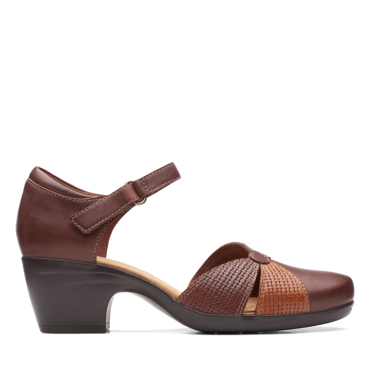 Women's Clarks Emily Rae Sandals Dark Brown | 69671982