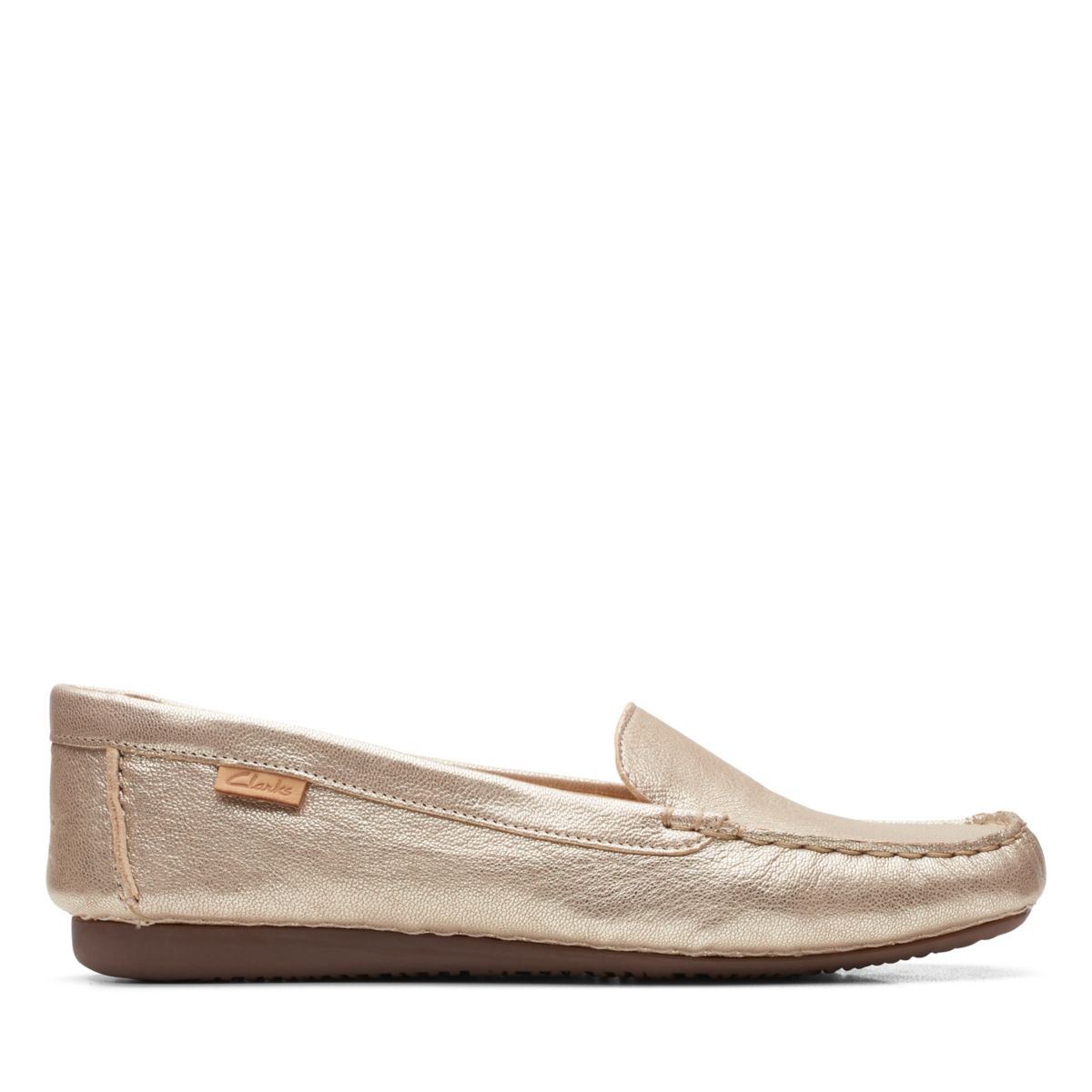 Women's Clarks Freckle Walk Loafers Gold | 88549701