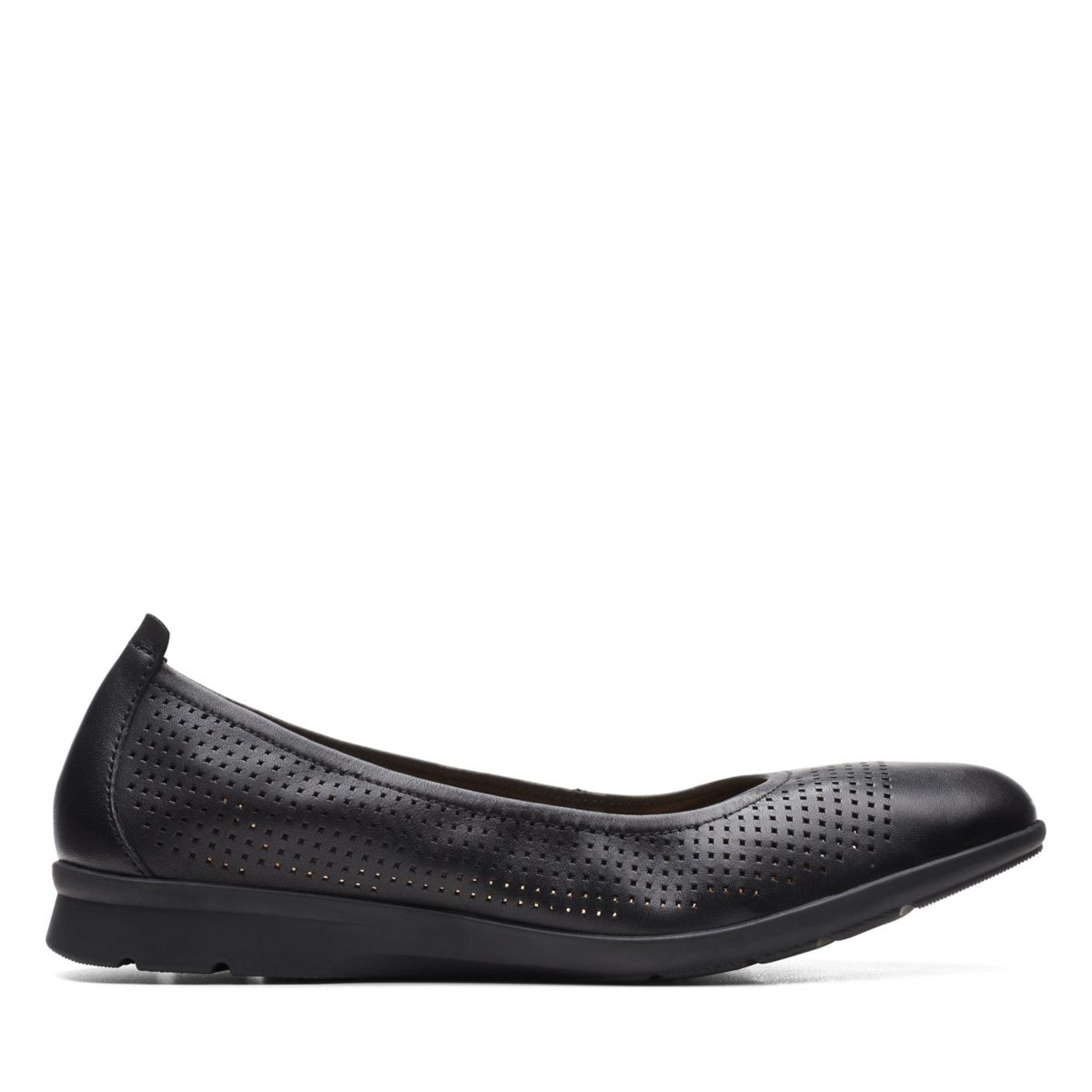 Women's Clarks Jenette Ease Ballerina Black | 27411790