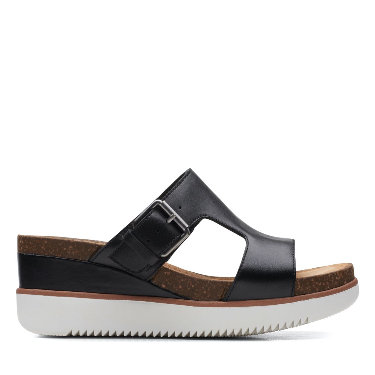 Women's Clarks Lizby Ease Wedge Sandals Black | 22268151