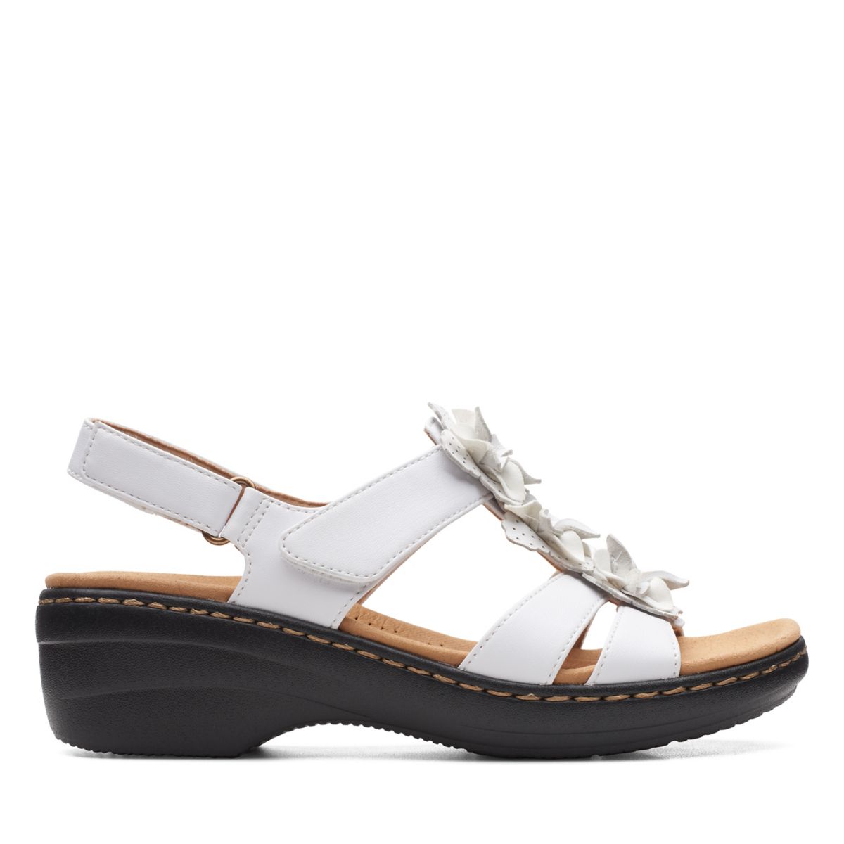 Women's Clarks Merliah Sheryl Sandals White | 73997349