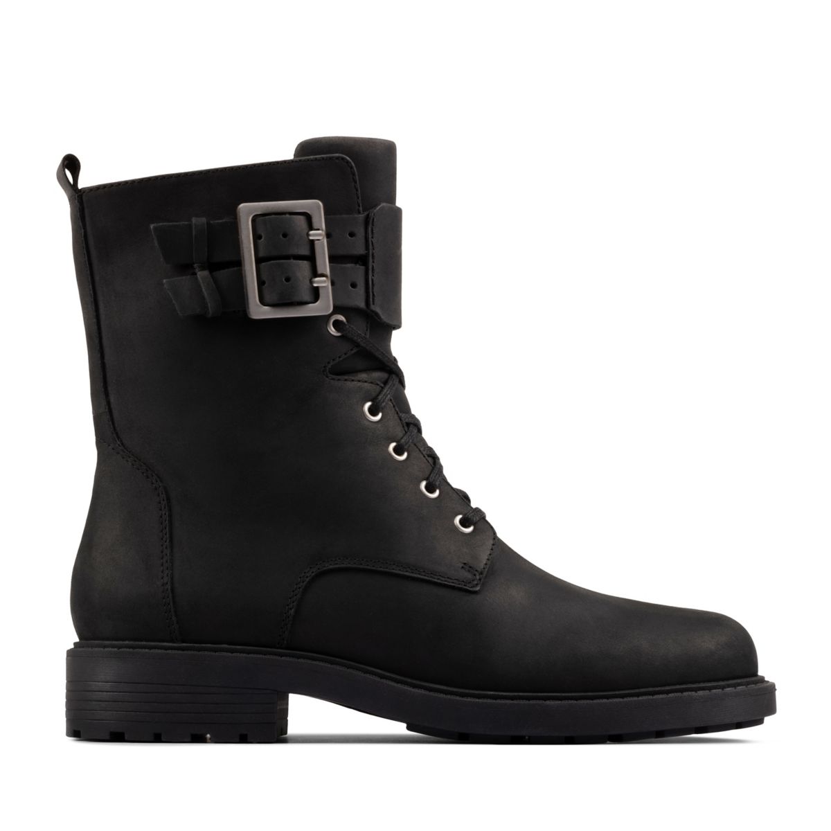 Women's Clarks Orinoco 2 Lace Mid Calf Boots Black | 15610443