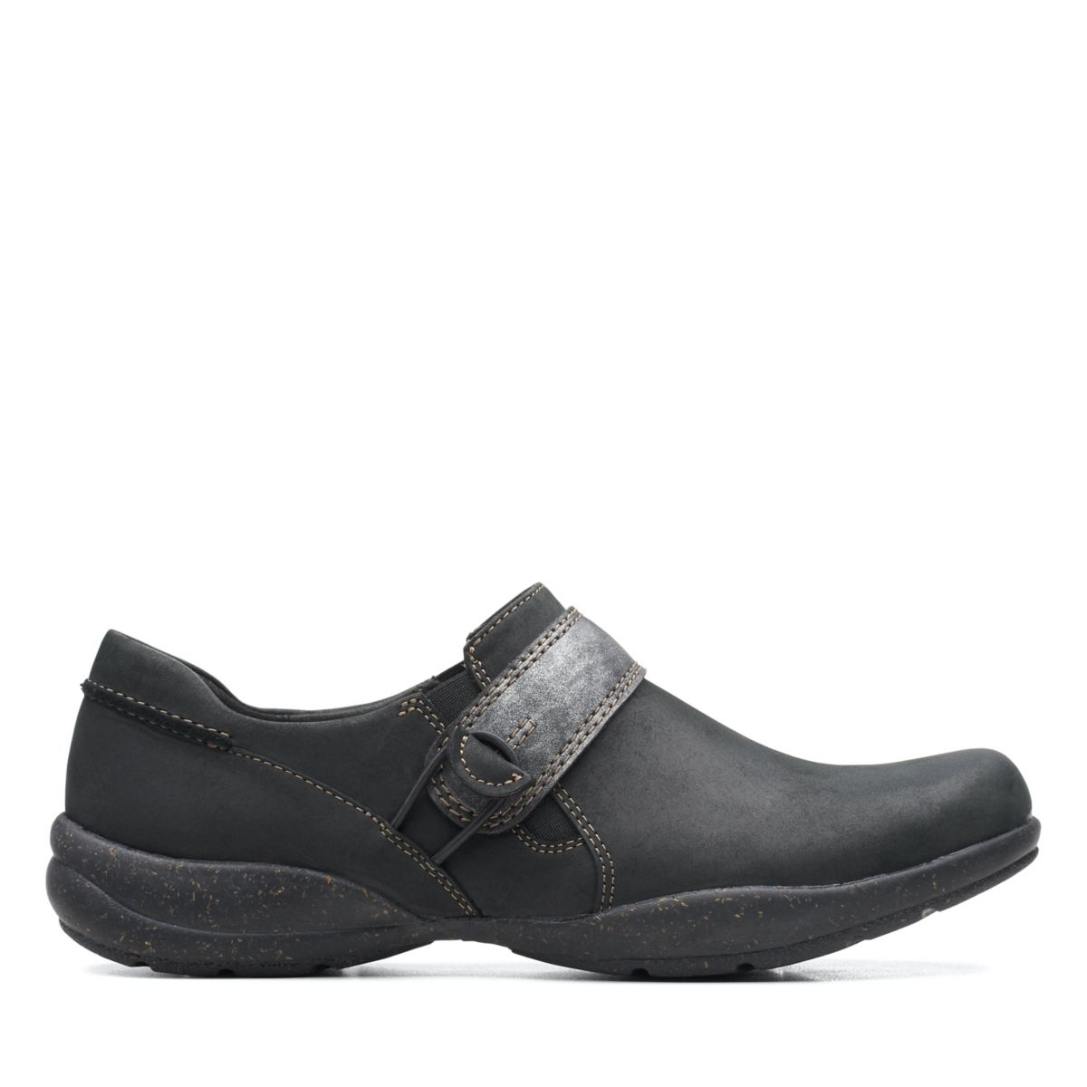 Women's Clarks Roseville Dot Sneakers Black | 91445090