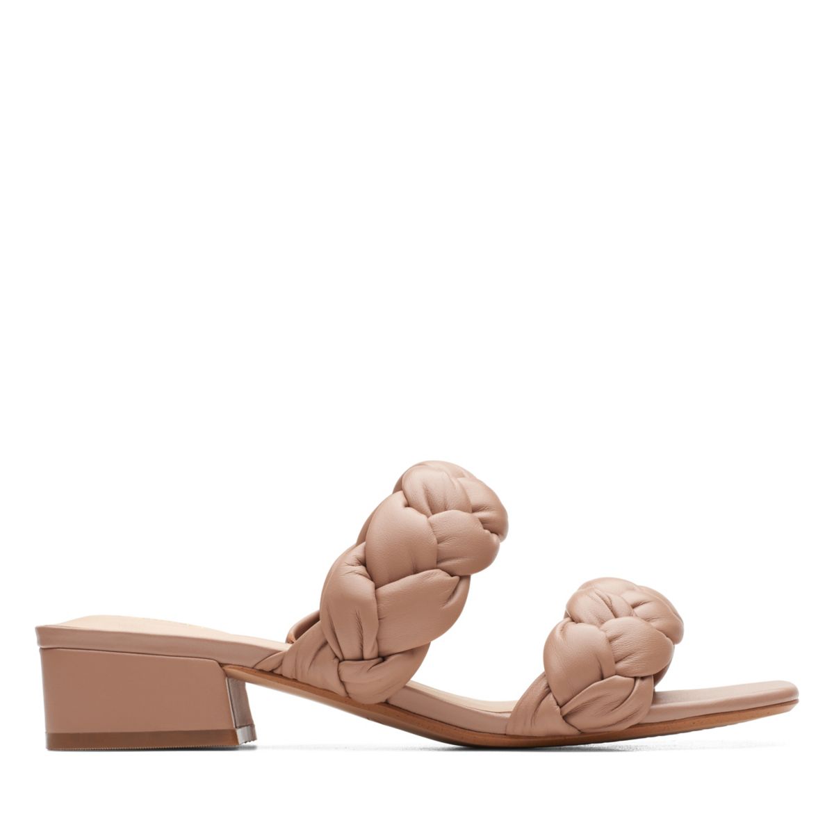 Women's Clarks Seren 25 Braid Mules Beige | 21941851