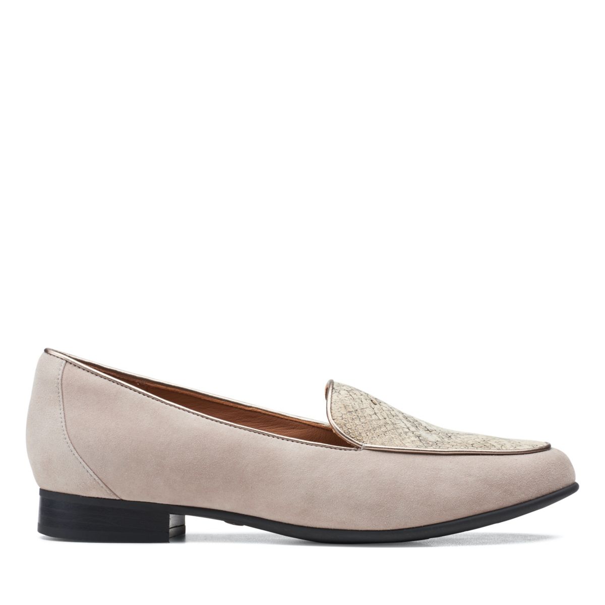 Women's Clarks Un Blush Ease Loafers Grey | 33518454